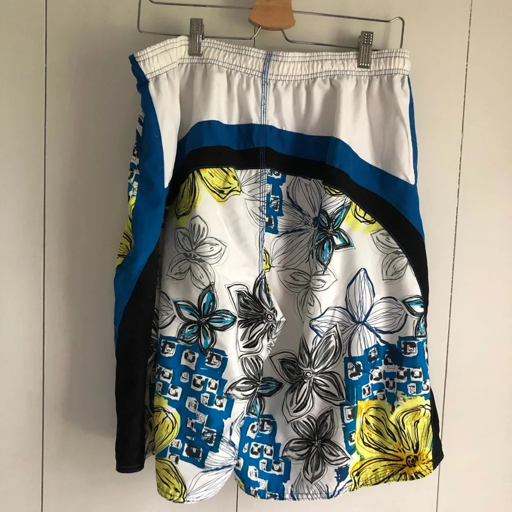 Men's Floral Swim Trunks